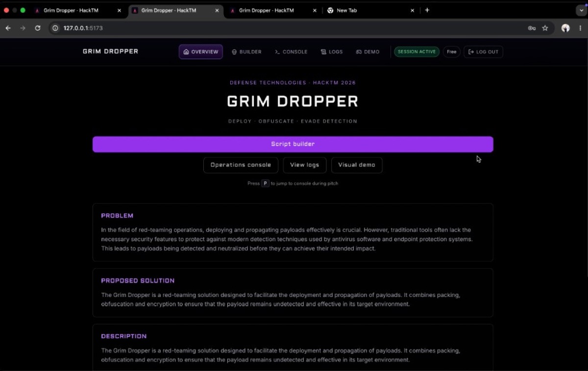 grim dropper